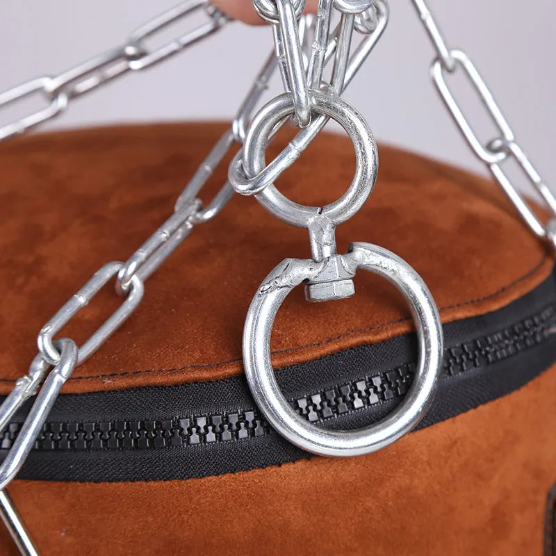 Sac de frappe 120 cm en cuir – boxe, MMA et Muay Thaï