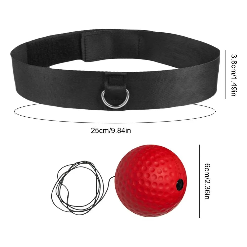 Balle réflexe de boxe avec bandeau ajustable