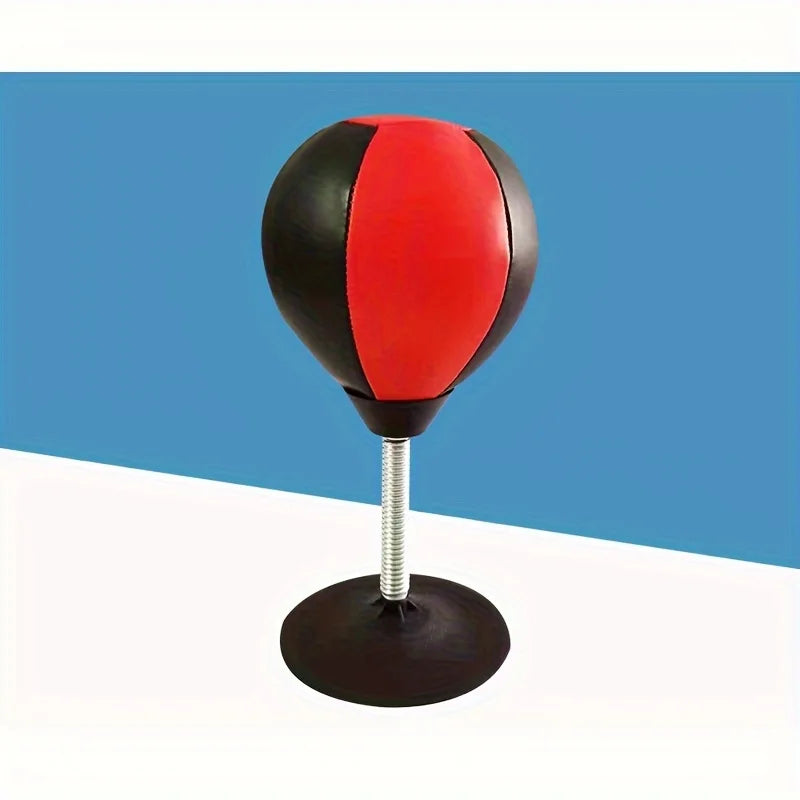 punching ball ventouse rouge et noir 