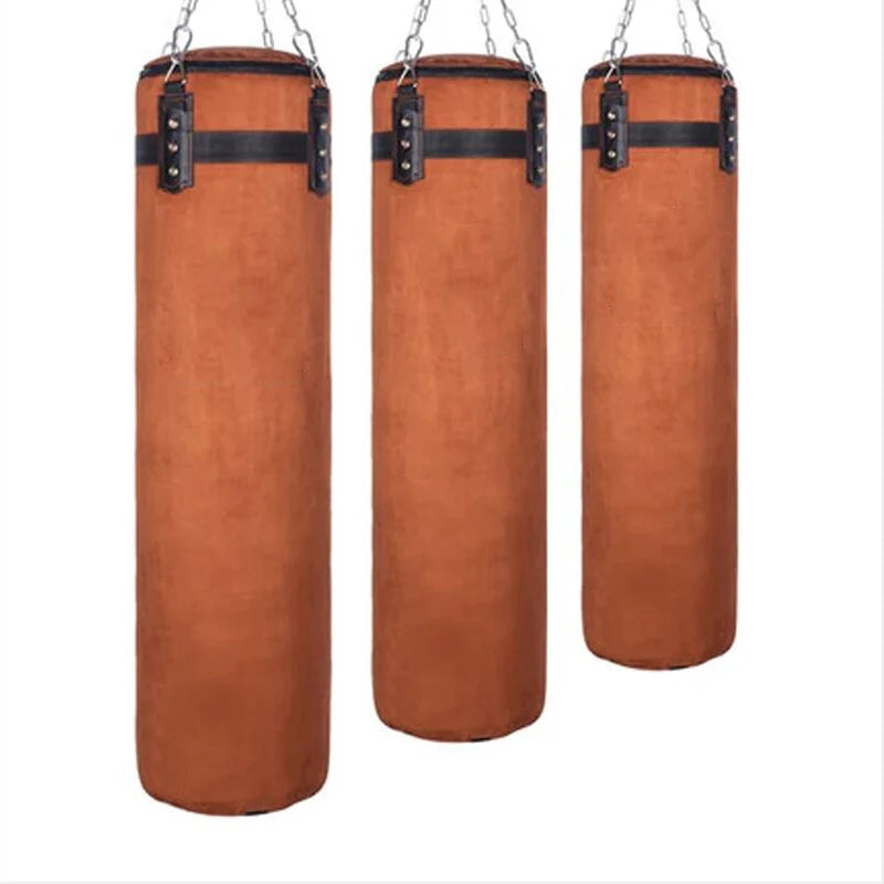 Sac de frappe 120 cm en cuir – boxe, MMA et Muay Thaï