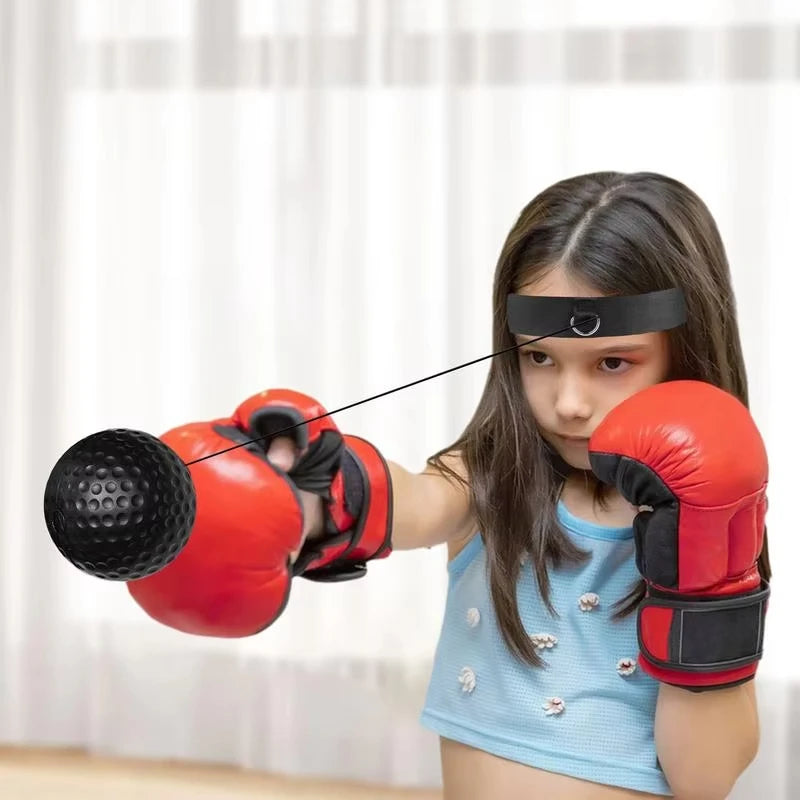 Balle réflexe de boxe avec bandeau ajustable