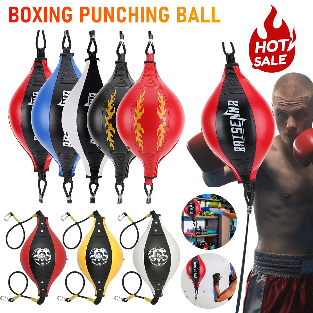 Punching Ball de Boxe Double Extrémité – Ballon de Réflexe et Vitesse pour Entraînement à Domicile