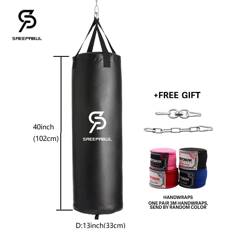 Sac de frappe suspendu 40/46 pouces – entraînement boxe fitness