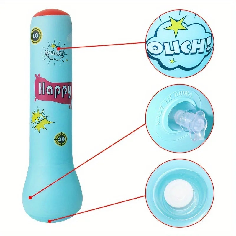 Sac de frappe gonflable enfant avec rebond