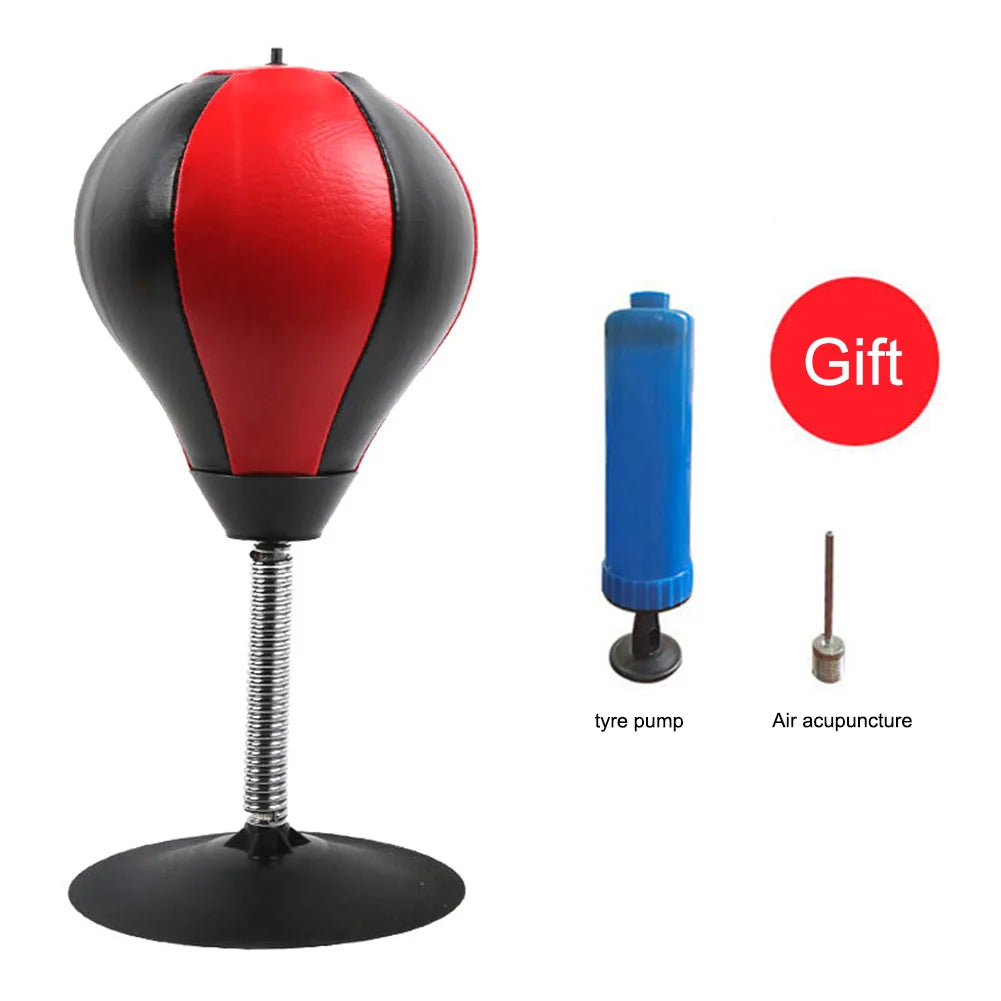 Punching ball de table à ventouse forte – boxe enfants adultes