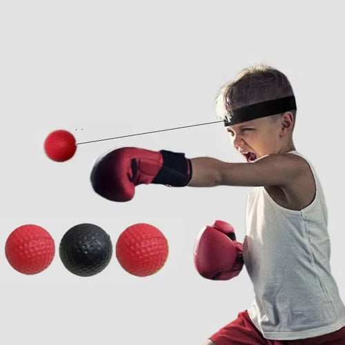 Balle réflexe de boxe avec bandeau ajustable