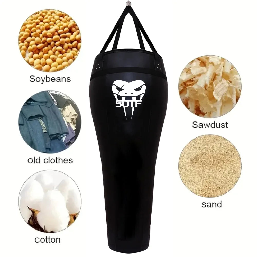 Sac de frappe rebondissant pliable – arts martiaux et boxe