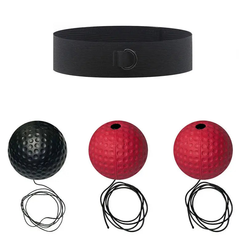 Balle de réaction boxe avec bandeau élastique