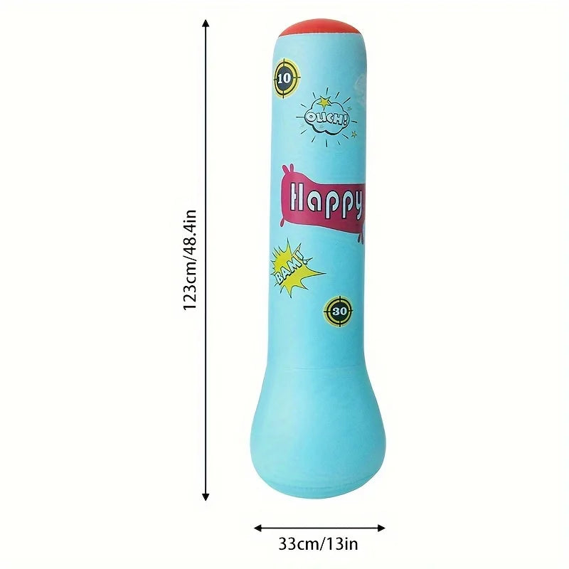 Sac de frappe gonflable enfant avec rebond