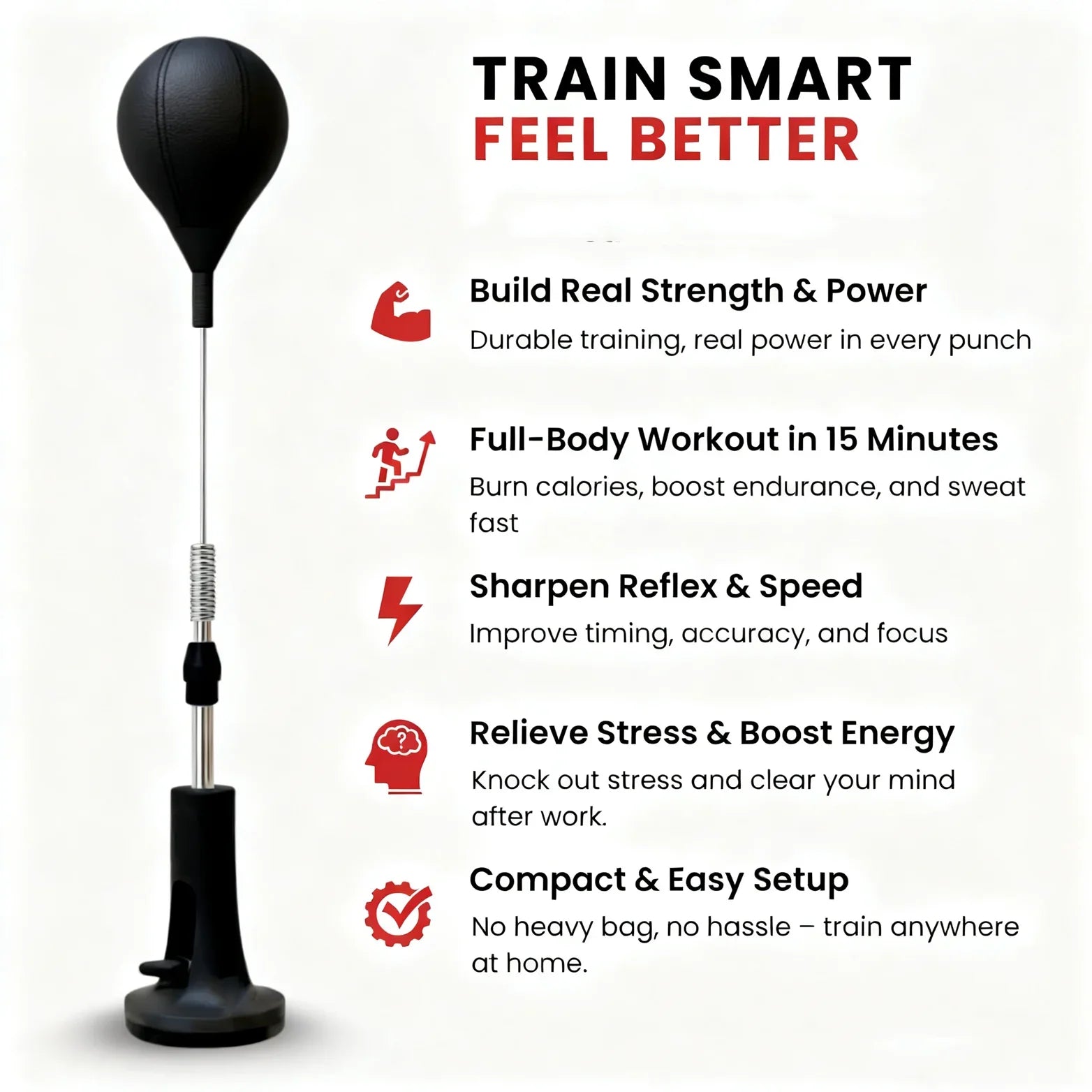 Punching-ball Cobra 2026 – entraînement boxe, réflexes et fitness maison, équipement sport famille et cadeau idéal