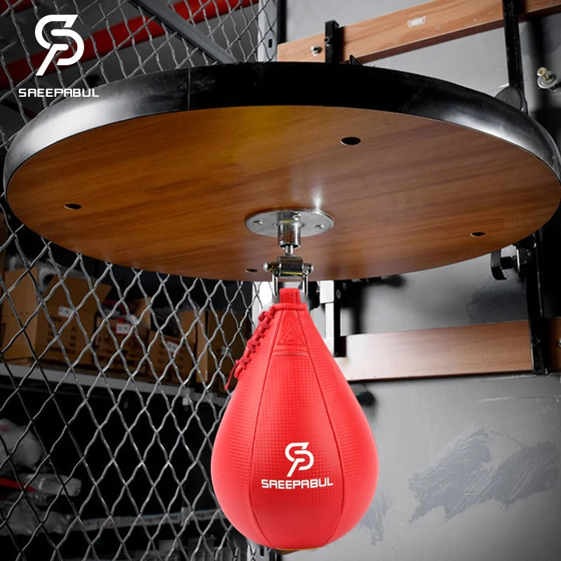 Poire de vitesse boxe gonflable – balle réflexe entraînement fitness