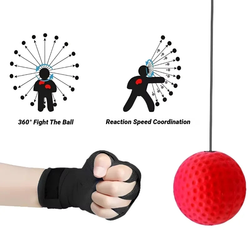Balle de vitesse MMA pour boxe – entraînement réflexes et coordination