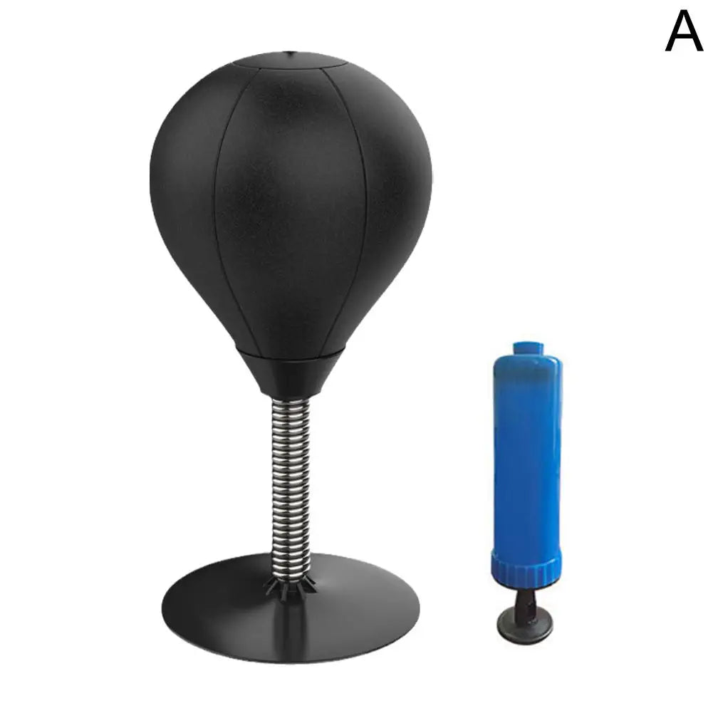 punching ball ventouse noir