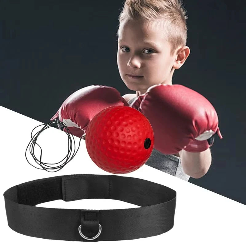 Balle réflexe de boxe avec bandeau ajustable