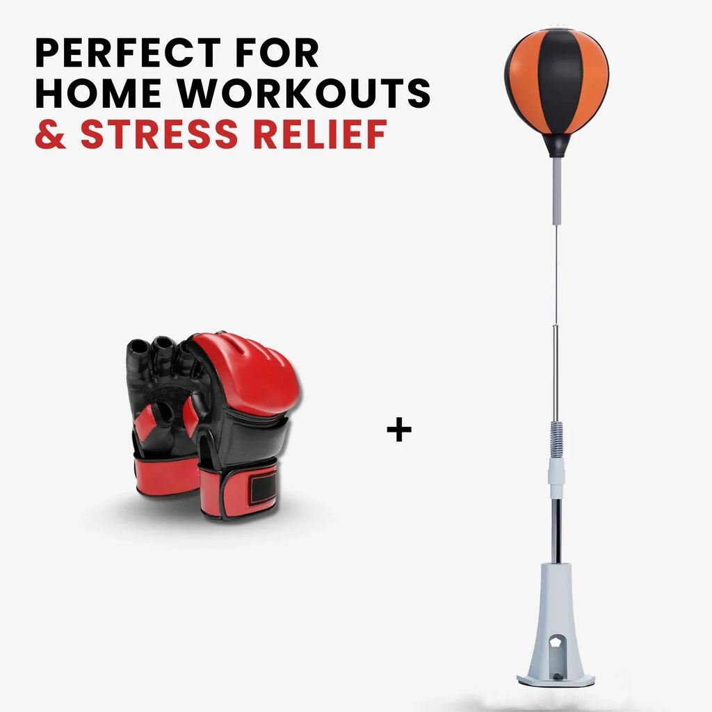 Punching-ball Cobra pour boxe et réflexes – entraînement agilité, fitness à domicile, équipement sport pour la famille et cadeau d’entraînement