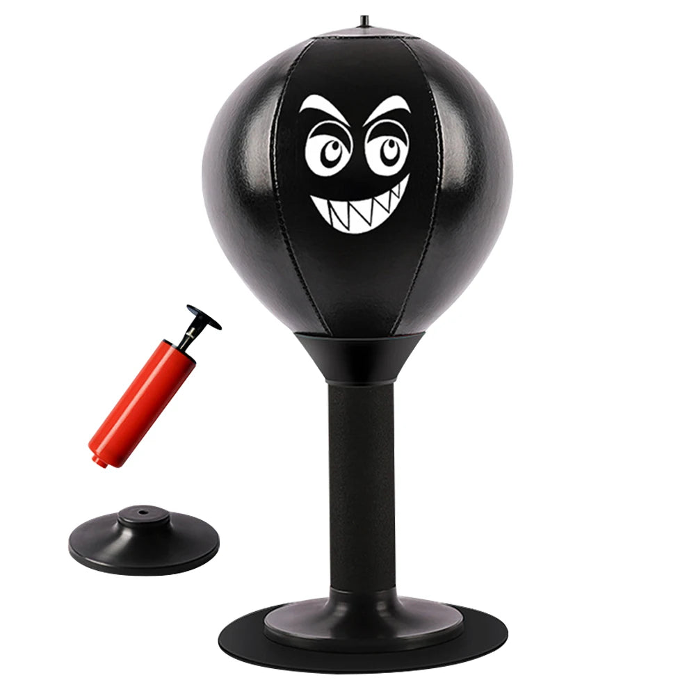 Punching ball de table à ventouse forte – boxe enfants adultes