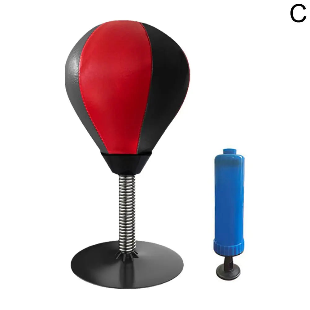 punching ball ventouse rouge et noir