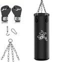Sac de frappe vide en toile Oxford – boxe adulte et enfant