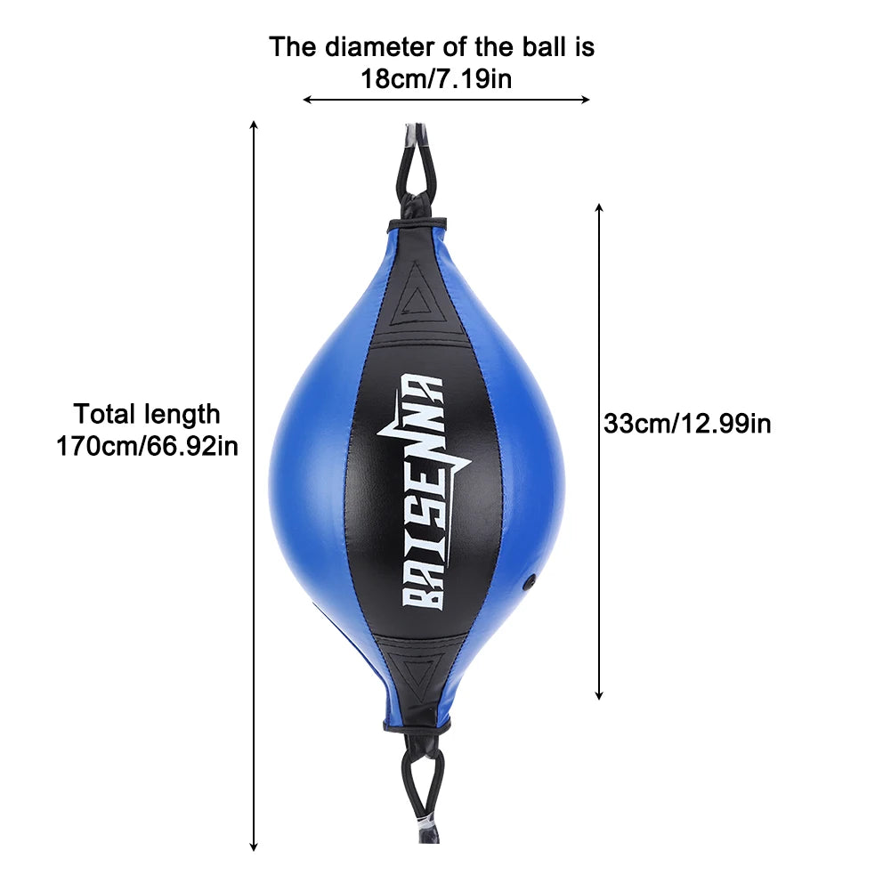 Punching Ball de Boxe Double Extrémité – Ballon de Réflexe et Vitesse pour Entraînement à Domicile