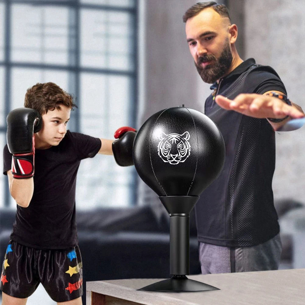 Punching ball de table à ventouse forte – boxe enfants adultes
