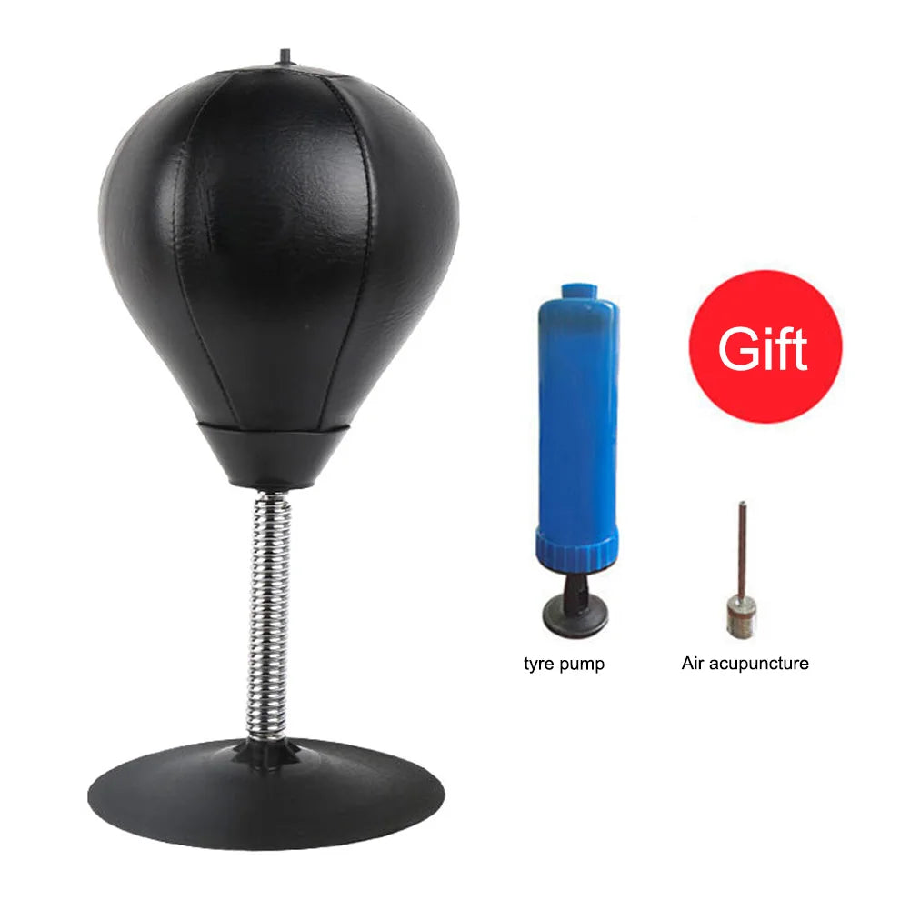 Punching ball de table à ventouse forte – boxe enfants adultes